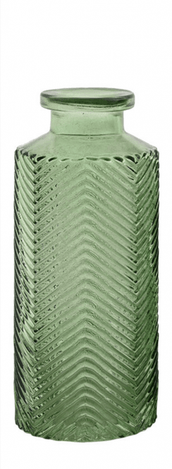 Hovedbilde Minivase, Amadeo bølge, grønn 13 cm