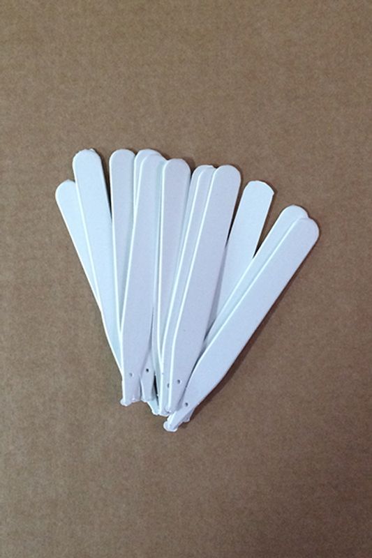 Etiketter 15 cm, hvit - 50 stk