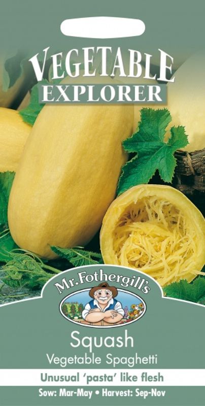 Gresskar 'Vegetable Spaghetti' - Cucurbita pepo var. fastigiata