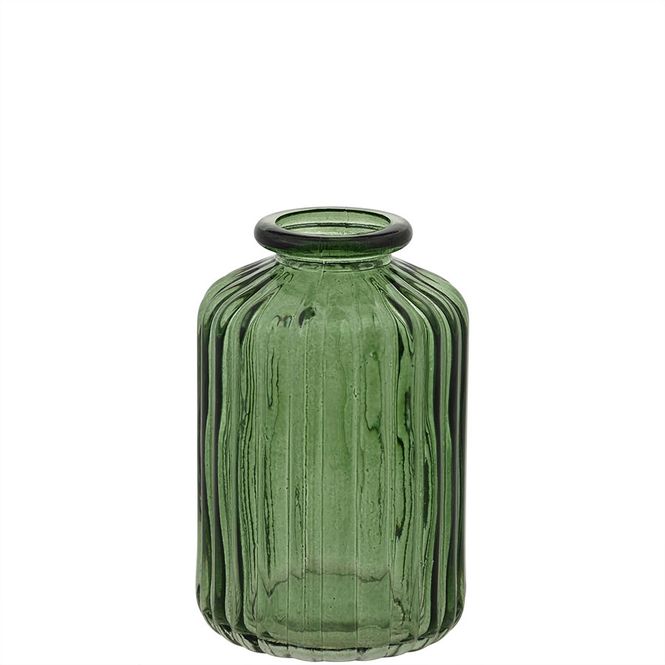 Hovedbilde Minivase, sylinder grønn 10 cm