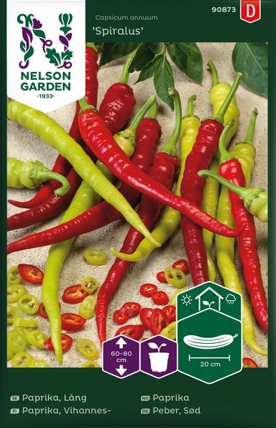 Hovedbilde Paprika 'Spiralus' - Capsicum annuum