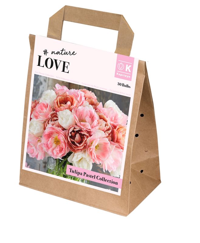 Bukett kolleksjon, Bouquet double pastel - 25 stk
