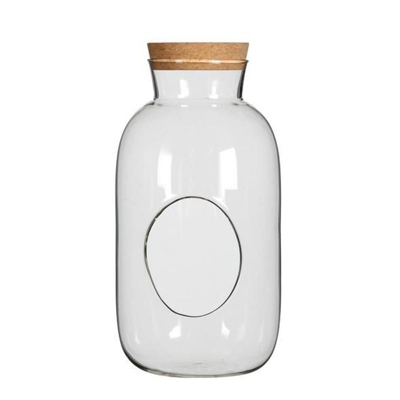 Terrarium åpen, glass