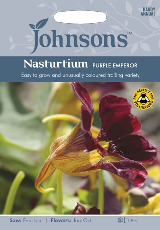 Blomkarse 'Purple Emperor’ - Tropaeolum majus