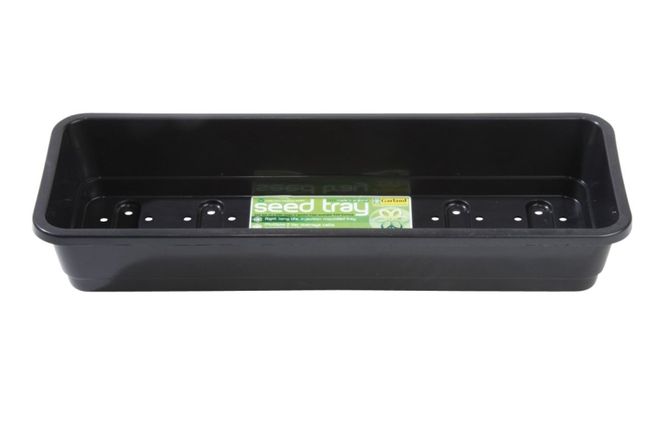 Hovedbilde Såbrett, smalt med hull - 37 cm svart
