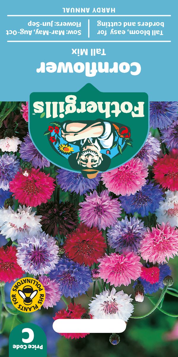 Kornblomst 'Tall Mixed’ - Centaurea cyanus