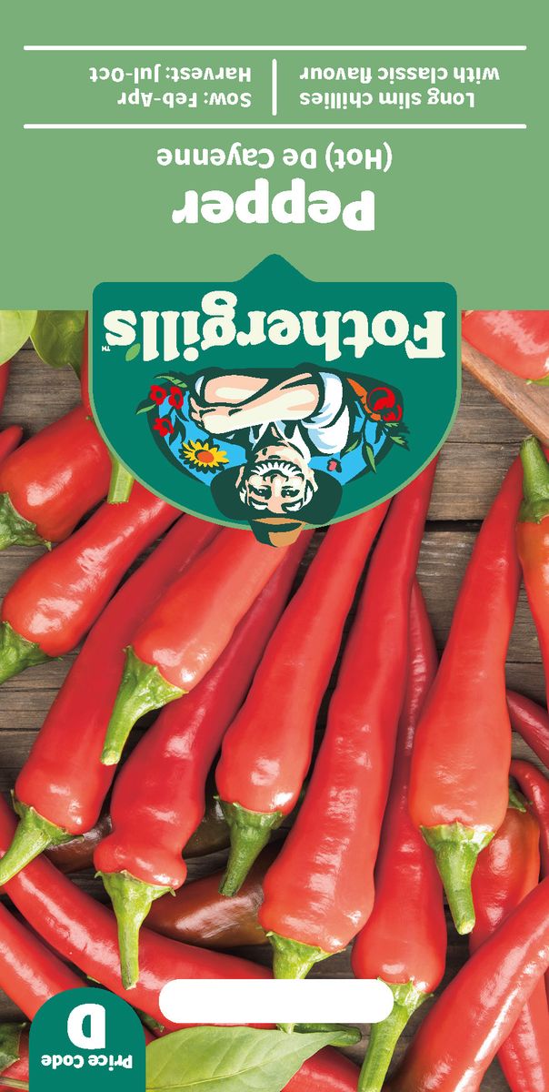 Chilipepper 'De Cayenne' - Capsicum annuum