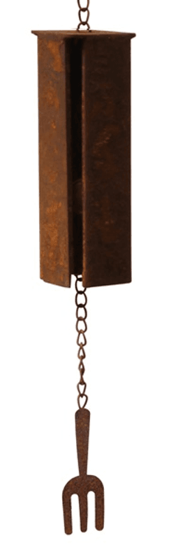 Dørklokke rust rektangel, greip