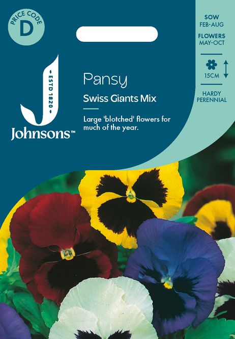 Hovedbilde Stemorsblomst 'Swiss Giants Mixed' - Viola