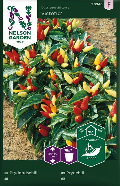 Hovedbilde Chilipepper 'Victoria' - Capsicum annuum