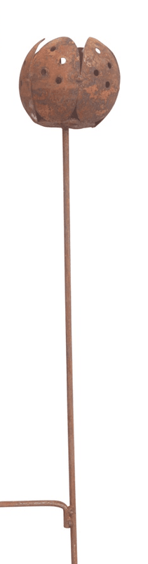 Lysholder på stang, lukket tulipan 60 cm