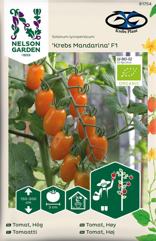Drivhustomat 'Krebs Mandarina' F1 - Lycopersicon