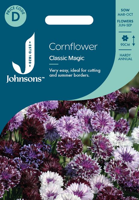Hovedbilde Kornblomst 'Classic Magic' - Centaurea cyanus